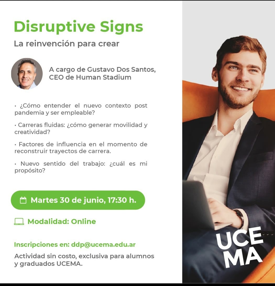 Webinar “Disruptive Signs” UCEMA